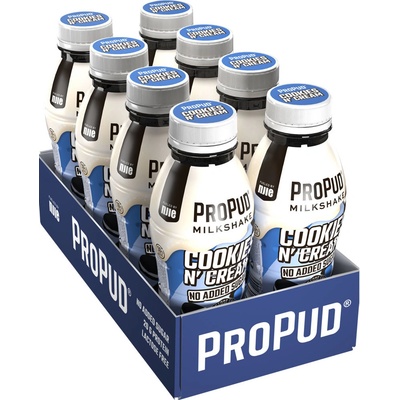 NJIE ProPud Proteinový Milkshake - Cookies & Cream 8 x 330ml – Zboží Dáma