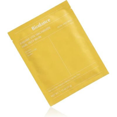 Biodance Radiant Vita Niacinamide Real Deep Mask 34 g