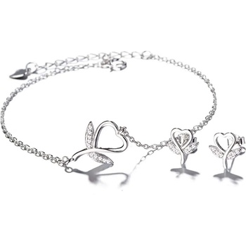 Silenti Jewelry Сребърен комплект "Лалета