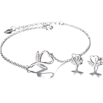 Silenti Jewelry Сребърен комплект "Лалета