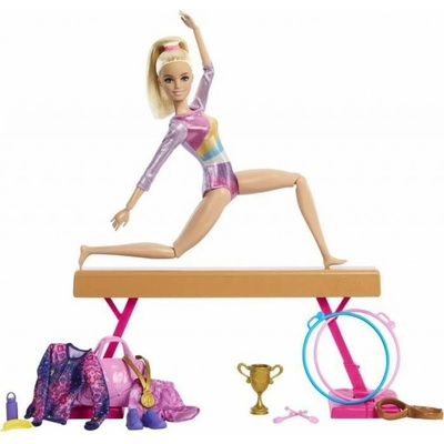 Mattel Barbie Kariéra Osvěžující gymnastická hrací sada Panenka – Zboží Dáma