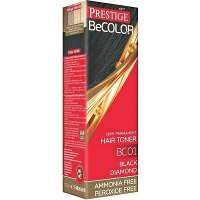 Prestige Be Color Semi-permanentní BC01 Černý diamant 100 ml