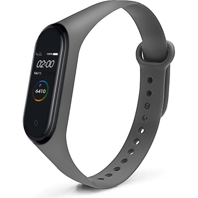 Xiaomi jednobarevný náhradní náramek pro Mi Band 3/4 Tmavě šedá MBSCZ-34JBSED