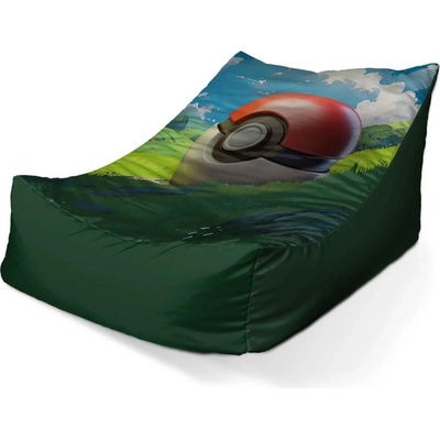 Sablio sedací vak lounge Pokemon ball Krajina 80 x 95 x 50 cm