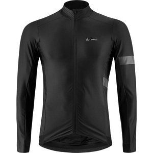Löffler Мъжка фланелка с дълъг ръкав за колоездене Löffler Bike L/S Jersey Capitano Cycling jersey - Black - размер 54 (EU) (056-3786-0414)
