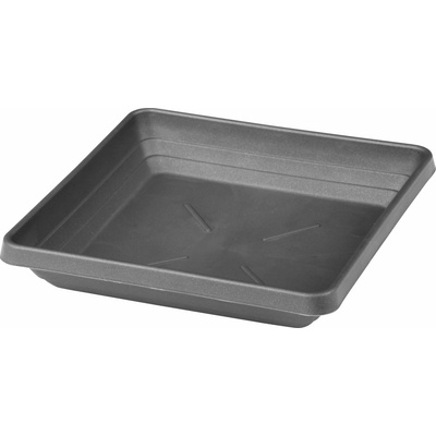 Plastia miska čtyřhranná Lotos - anthracite 40 x 40 (33 x 33 cm)