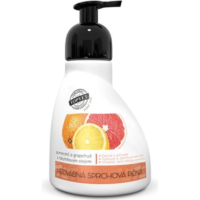 Perlé Cosmetic sprchová pěna pomeranč a grapefruit s rakytníkovým olejem 300 ml