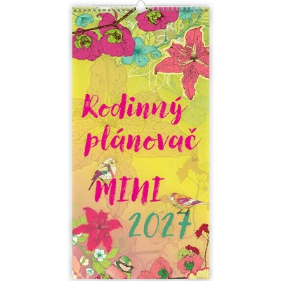 MINI rodinný plánovač nástěnný Helma 2027