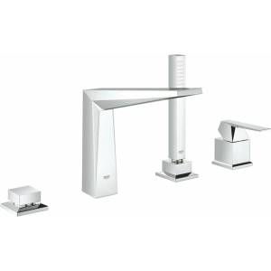 GROHE Allure Brilliant Смесител за вана/душ с 4 елемента, гланциран хром (19787001)