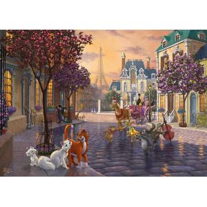 Schmidt Spiele - Puzzle Thomas Kinkade - Disney - The Aristocats - 1 000 piese