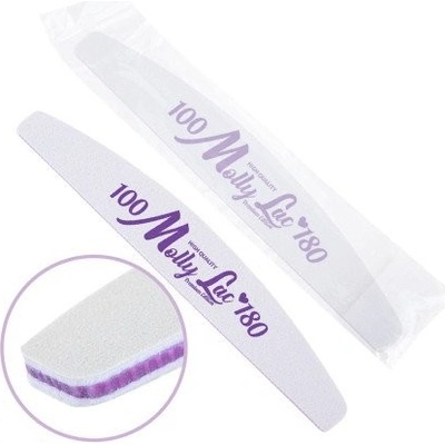 Pilníky Molly Lac biela lodička 100/180