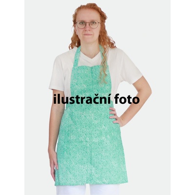 Artep Dámská zástěra s laclem šlová tmavý potisk