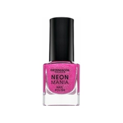Dermacol Neon Mania Nail Polish lak na nehty 3 Purple Pulse 5 ml
