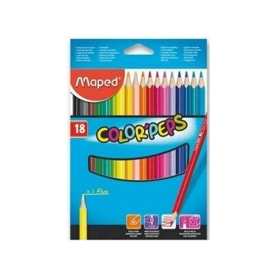 Maped Color Peps pastelky 18 barev 0086/9183218