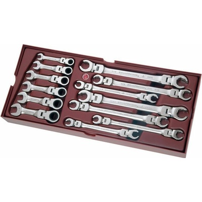 Kraftwerk Sada klíčů otevřené s kloubem 13ks Line KR-4900-32B