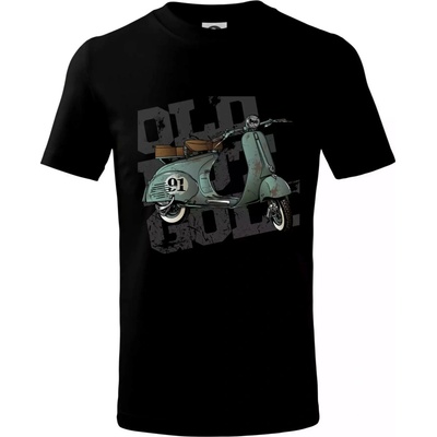 Scooter olive tričko detské čierna