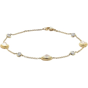 Blush Златна дамска гривна със седеф и кристали Blush 2252YMQ (2252YMQ)