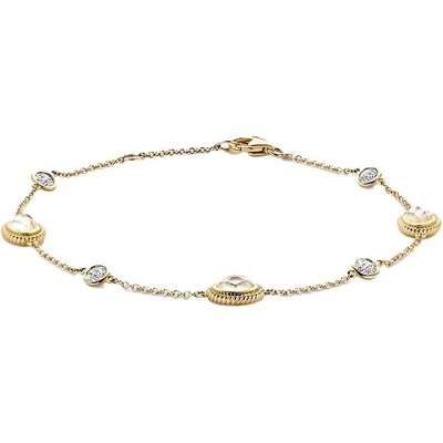 Blush Златна дамска гривна със седеф и кристали Blush 2252YMQ (2252YMQ)