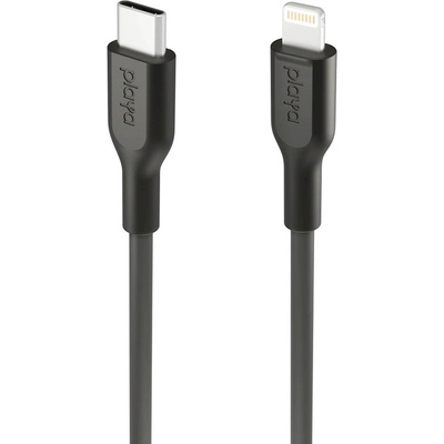 Belkin Кабел Belkin Playa USB-C към Lightning 1M, Черен (PMBK1003bt1MPBB)