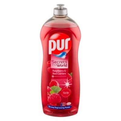 Pur Secrest of The World Raspberry and Red Currant prípravok na umývanie riadu 750 ml