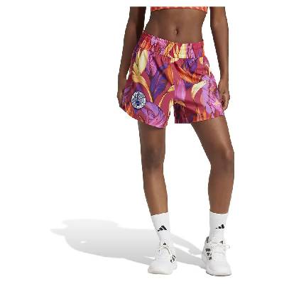 Къси панталони Adidas X Farm Rio Pacer shorts - Pink (Bold Pink / Spring Yellow / Lucid Fuchsia)