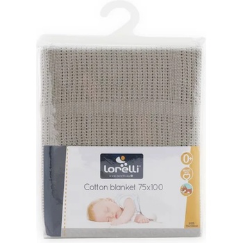 Image 1 of Lorelli Памучно одеяло Lorelli - 75 x 100 cm, сиво (10340111903)