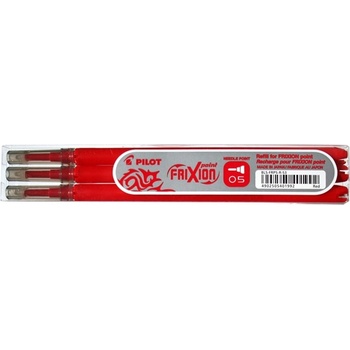 Pilot Пълнител за Pilot Frixion Point Clicker 0, 5 червен (3) (BLS-FRP5-S3-R)