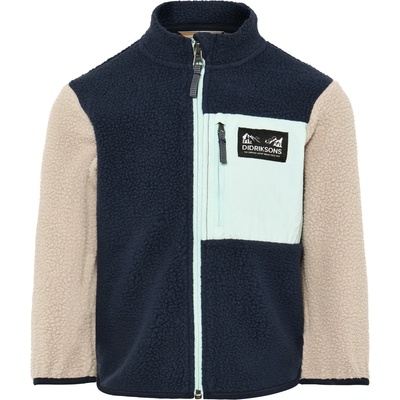 Didriksons Детско поларено яке Didriksons Kid's Anten Fullzip Fleece jacket - Ocean Mint - размер 100 (703-6468-0613)
