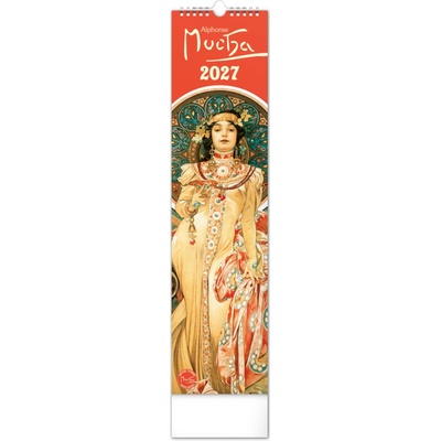 NOTIQUE Nástěnný Alfons Mucha 12 x 48 cm 2027