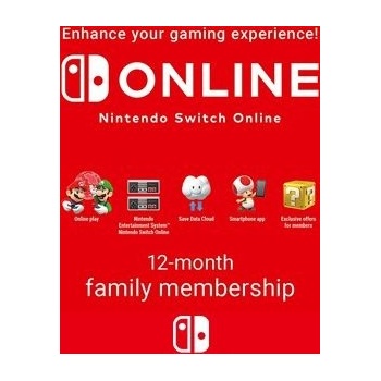 Nintendo Switch Online Family členstvo 365 dní
