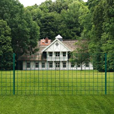 vidaXL Euro plot ocel 20 x 1 m zelený