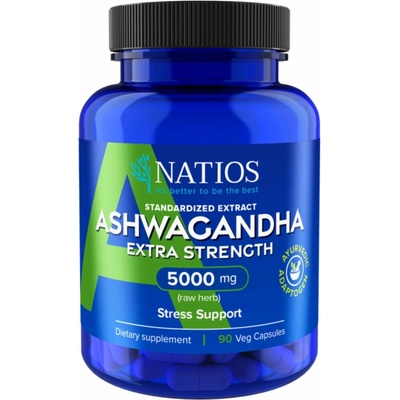 Natios Ashwagandha Extract 90 veganských kapslí