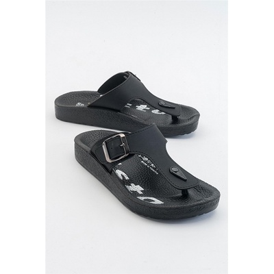 Moda Trend Дамски ежедневни чехли - Черни #371236 (371236_Черно)