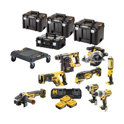 Комплект безжични инструменти DeWALT, 4 броя батерии DCK853P4T (DCK853P4T)