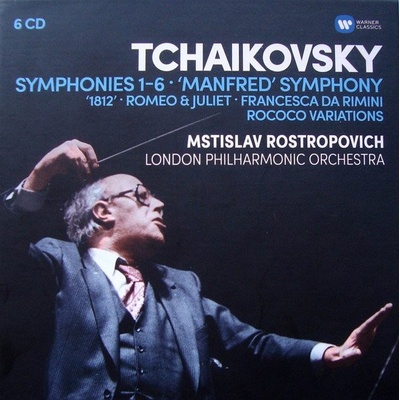 Tchaikovsky - Mstislav Rostropovich - London Philharmonic Orchestra - Symphonies 1-6 - 'Manfred' Symphony - '1821' - Romeo & Juliet - Francesca Da Rimin