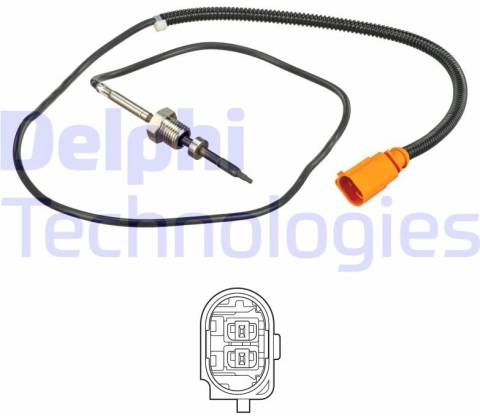 Čidlo teploty výfukových plynů DELPHI TS30166