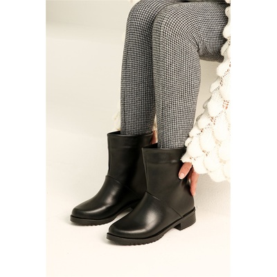 Moda Trend Дамски боти - Черни #319939 (319939_Черно)