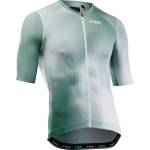 Northwave Мъжка фланелка с къс ръкав за колоездене Northwave Blade Jersey Short Sleeve Cycling jersey - White / Sage Green (056-3721-0512)