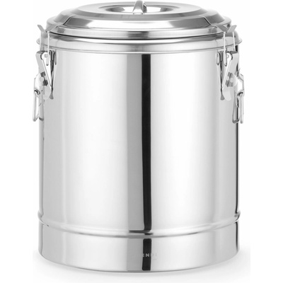 Termoska na prepravu potravín, HENDI, Kitchen Line, 23L, Strieborná, ⌀350x(H)440mm