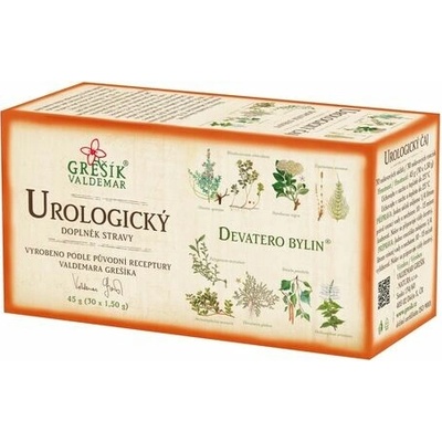 Grešík Urologický bylinný porcovaný čaj 30 x 1,5 g