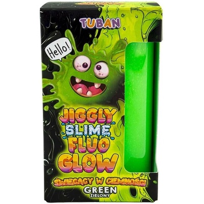 Tuban Jiggle Slime Fluo Glow zelený svítící ve tmě 430 g