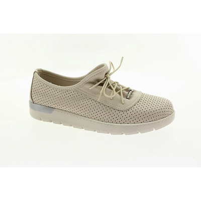 Looke kožené perforované polobotky Leonore Creme L1051_64