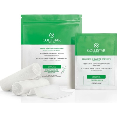 Collistar Reshaping Draining Wraps termoaktivní bandáže proti celulitidě 2 x 100 ml