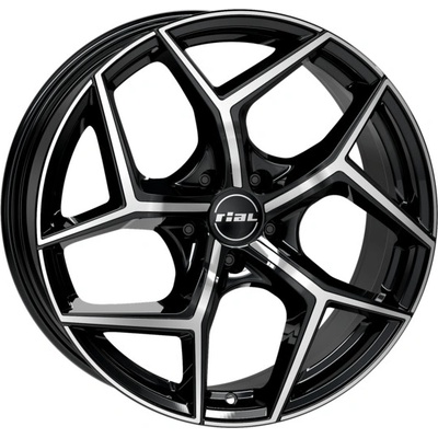 Rial Salento 8x19 5x108 ET45 diamond black polished