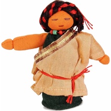 Dolls4Tibet Tibetská handrová Táta 10 cm