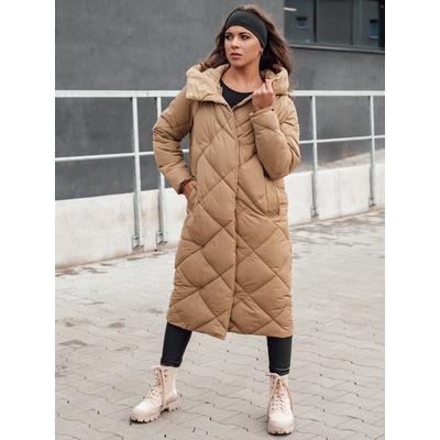 Dstreet TY4592 FEMACOAT Béžová