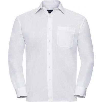 Russell Athletic popelínová košile s dlouhým rukávem 934M white