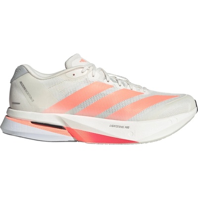 Adidas Мъжки маратонки adidas Adizero Boston 13 Running shoes - Off White / Lucid Orange / Grey - размер 8, 5 (UK) (023-2459-0521)
