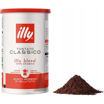 illy classico 100% arabica mletá 185 g