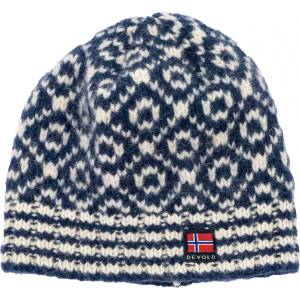 Devold Зимна шапка (beanie) Devold Svalbard Wool Beanie - Night / Off-White - размер 58 cm (904-4191-0211)